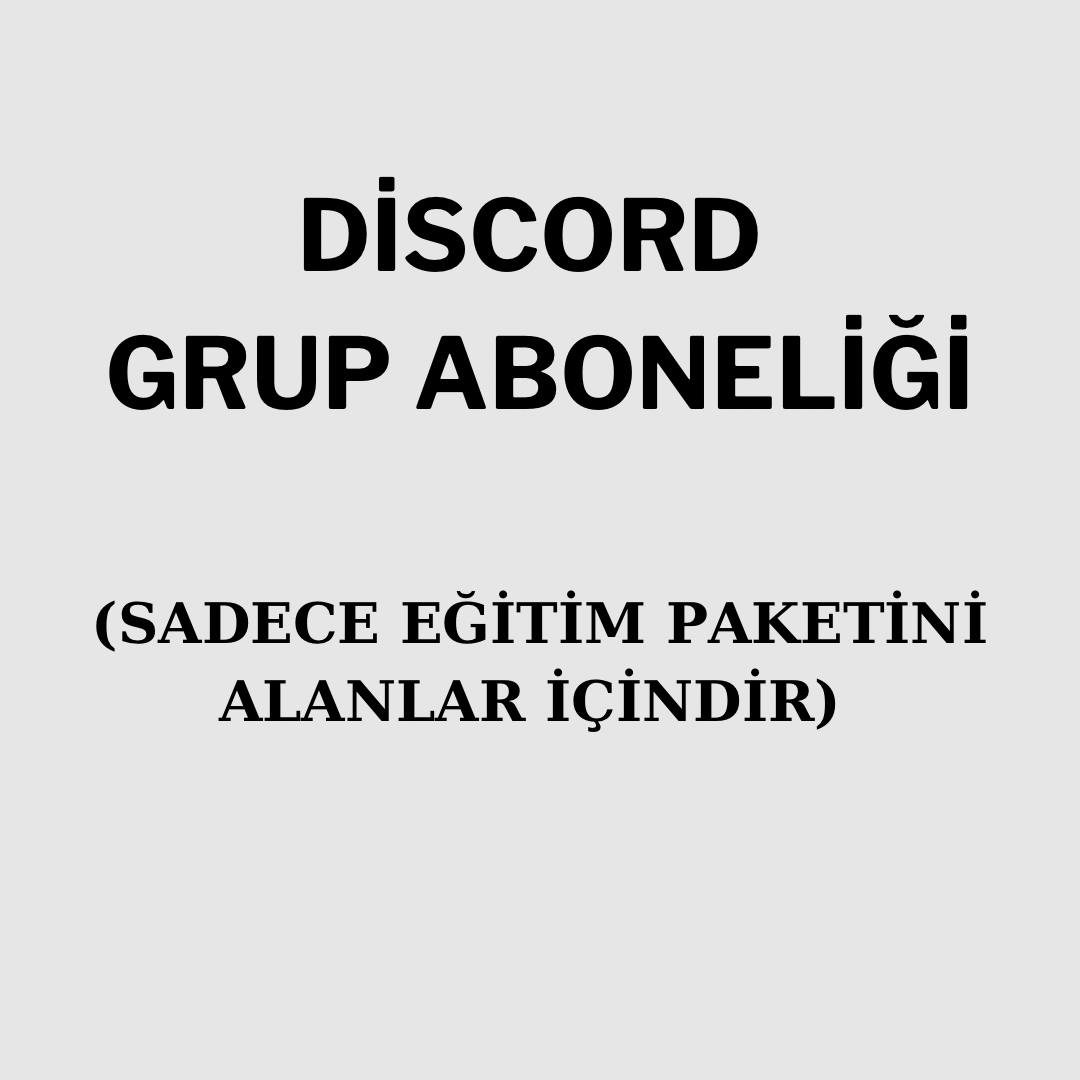 Discord Grup Aboneliği